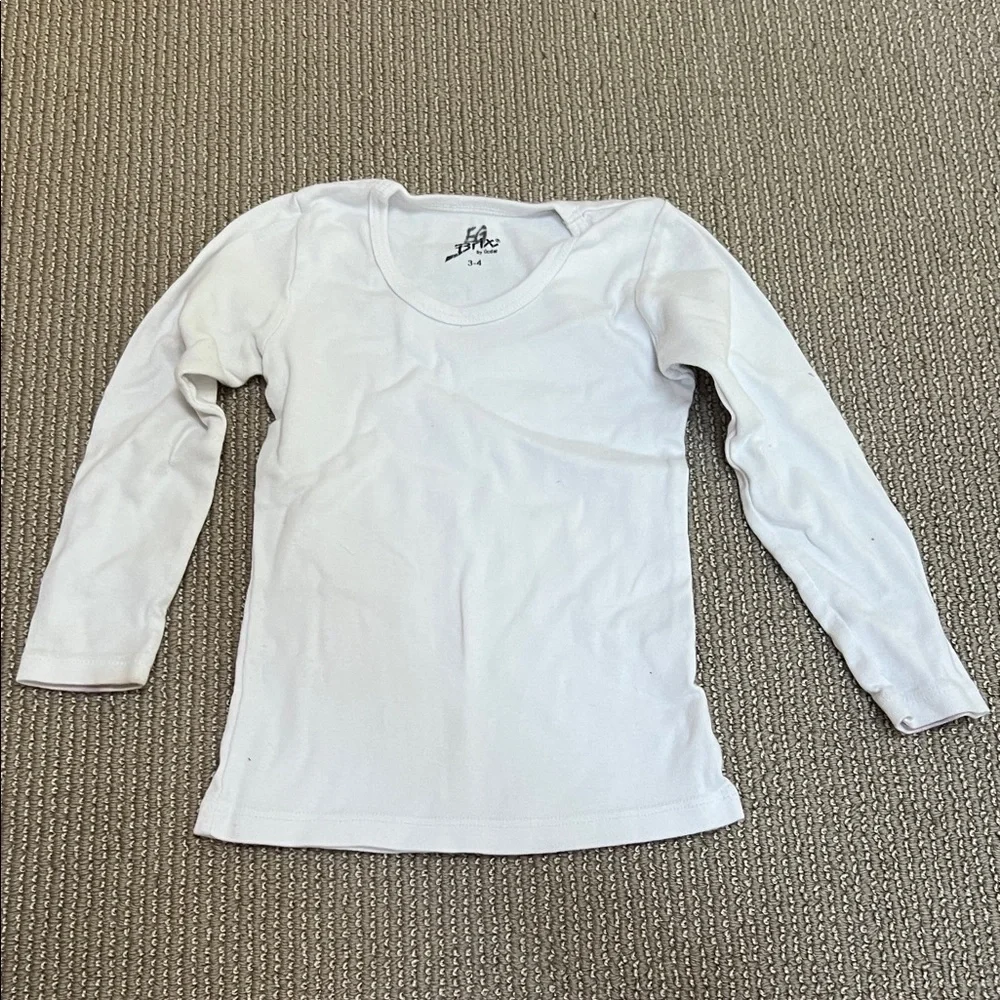 H&M Kids White Long Sleeve Tee